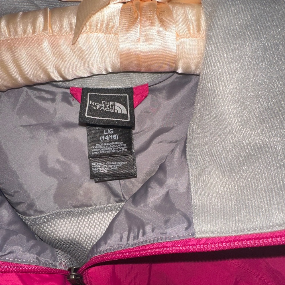 The North Face Pink Hooded Windbreaker Jacket - Picture 5 of 5